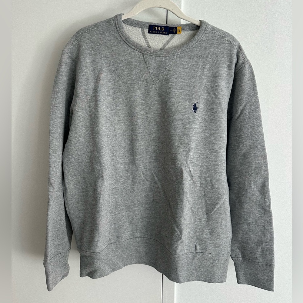 Ralph Lauren Men's Gray Crewneck Sweater